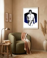 Luke Skywalker STAR WARS framed in a tender room thumbnail