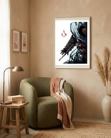 Assasins Creed framed in a tender room thumbnail