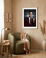 Twin Peaks framed in a tender room thumbnail