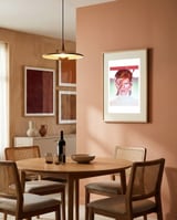 David Bowie Ziggy Stardust framed in a intimate room thumbnail
