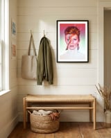 David Bowie Ziggy Stardust framed in a relaxed room thumbnail