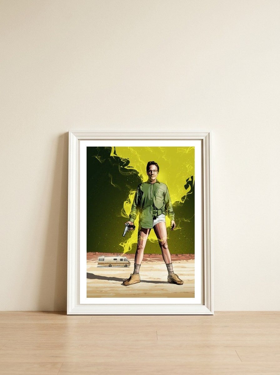 Breaking Bad — framed, leaning against the wall