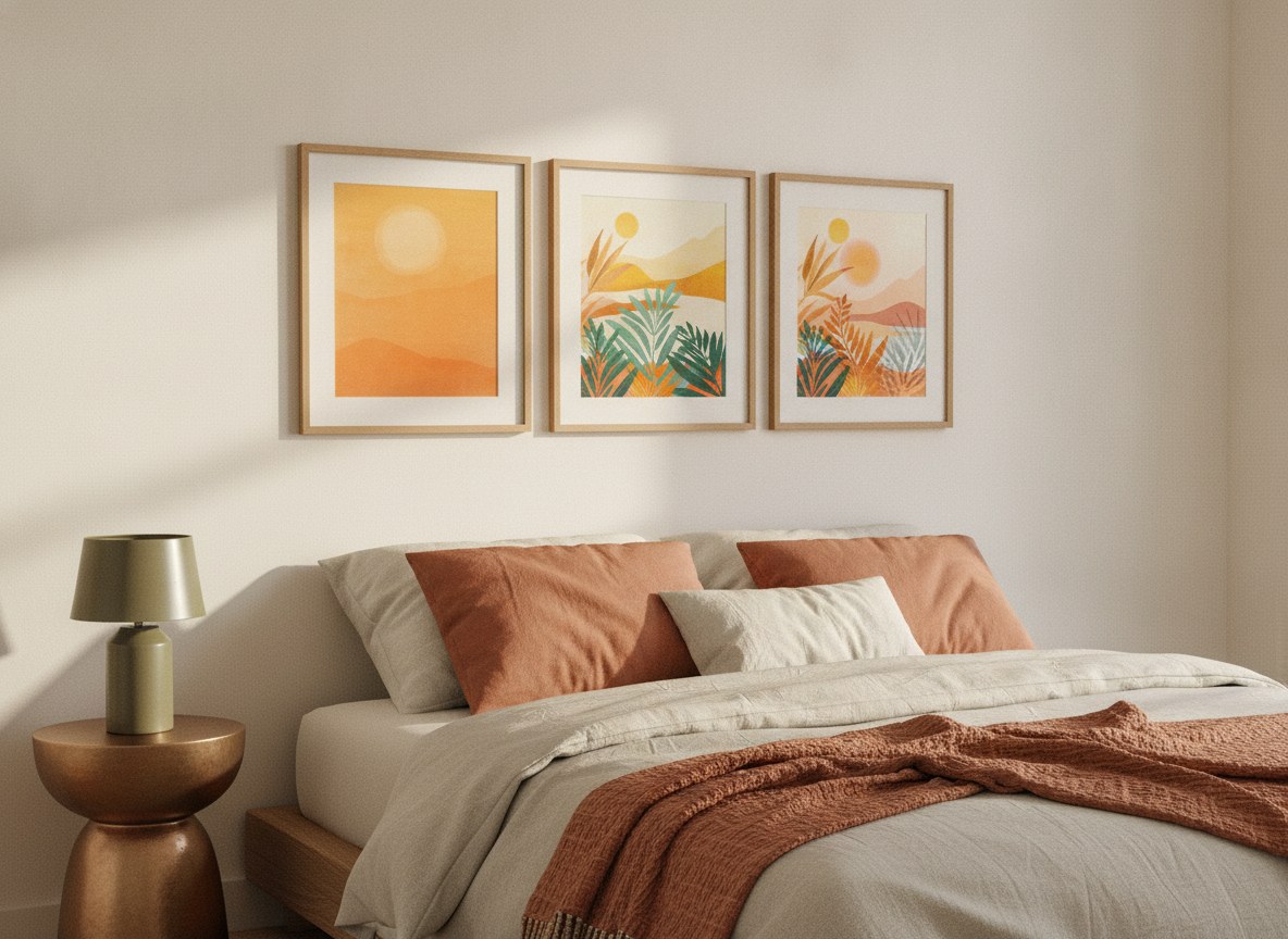 Earthy Echoes — gallery wall